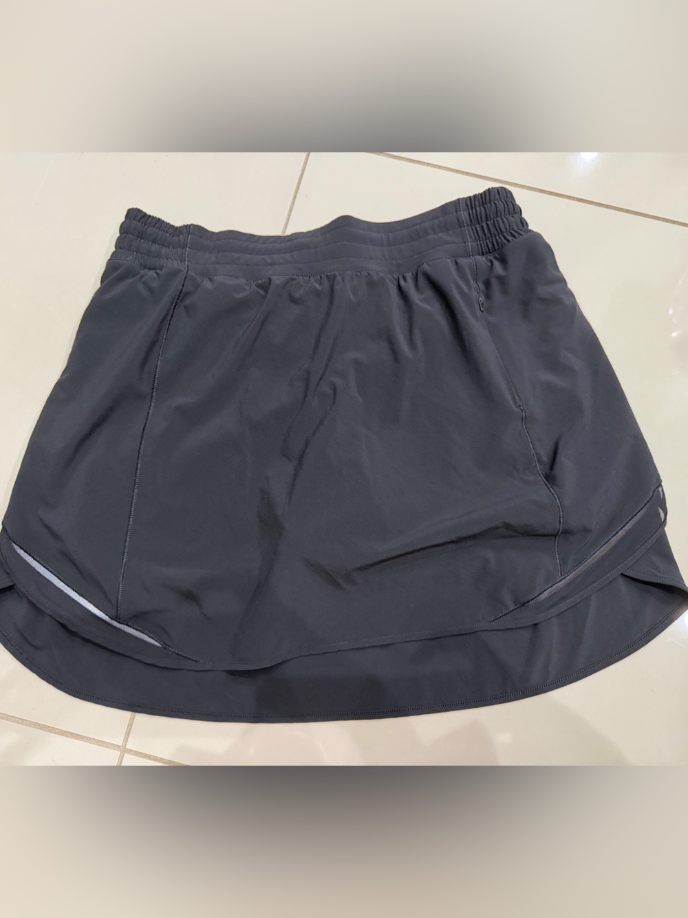 lululemon athletica black Athletic Skort size 12 tennis golf